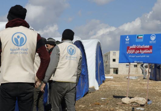 9 آلاف مستفيد ضمن المرحلة الأولى لإغاثة المتضررين من زلزال تركيا والشمال السوري